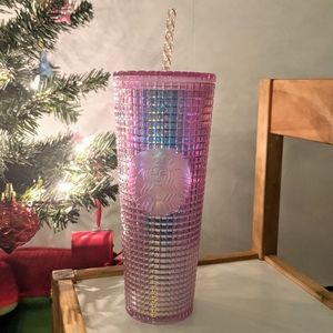 Starbucks 2020 Pink Studded Holiday Tumbler NWT 24
